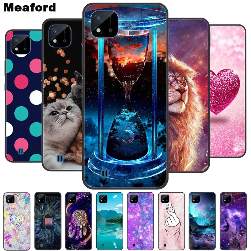 

For Realme C11 2021 Case Soft Silicone Cool Cartoon Case For Realme C11 2021 Back Cover RMX3231 Russian Version TPU Phone Fundas