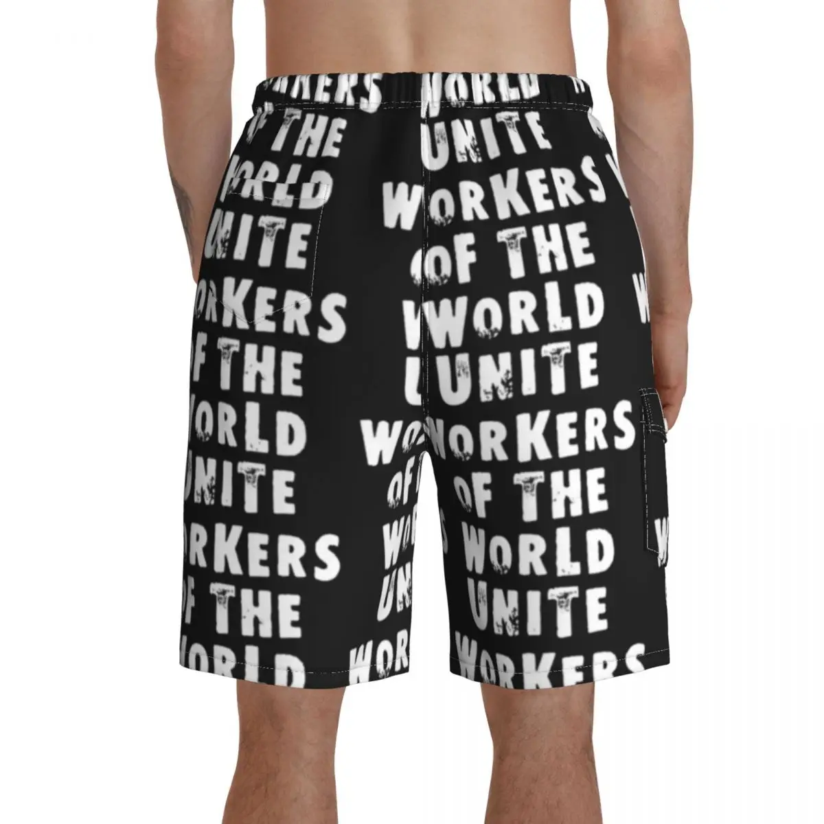

Karl Marx Board Shorts Funny Beach Swimming Trunks Polyester Men Swim Trunks