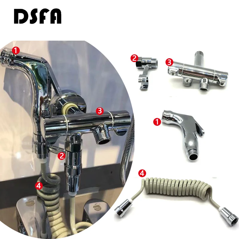 Ручной распылитель для унитаза двойного назначения биде угловой унитаз спрей