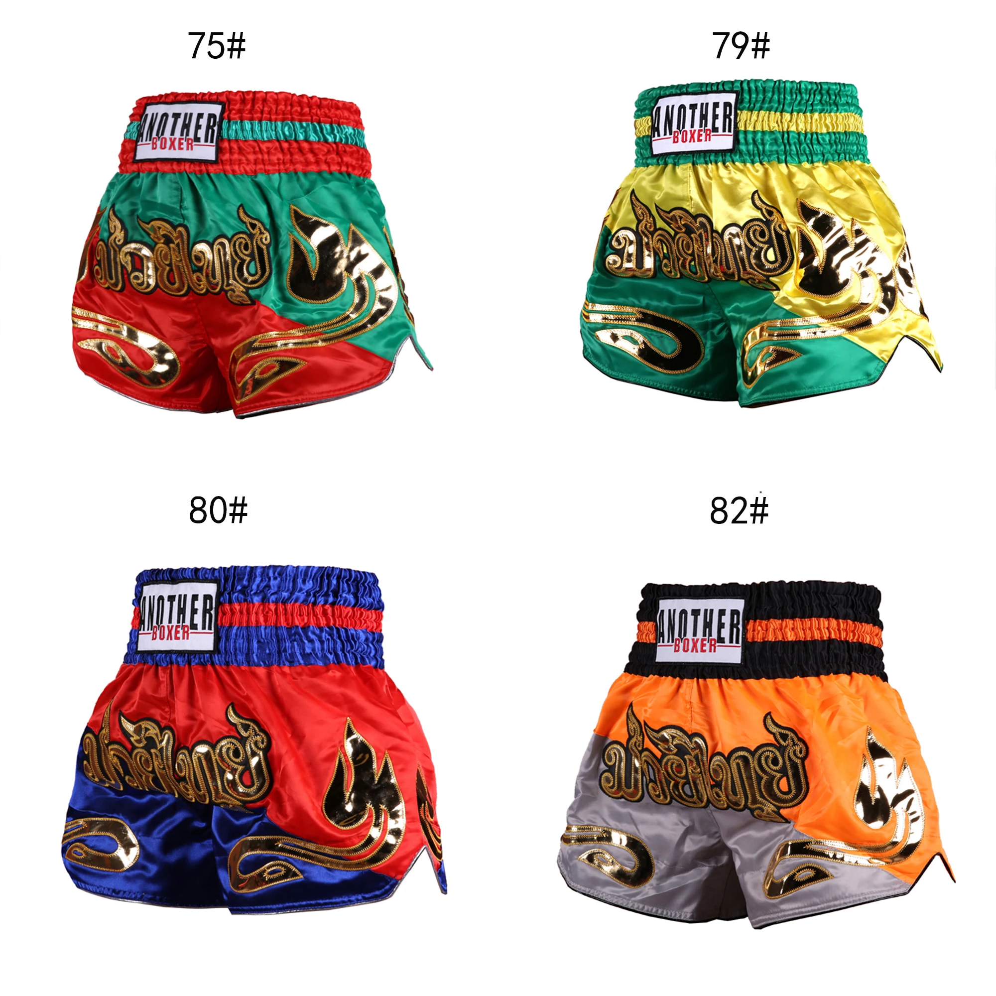 

SINOBUDO Muay Thai Fight Shorts MMA Shorts Clothing Training Cage Fighting Grappling Martial Arts Kickboxing Shorts Clothing