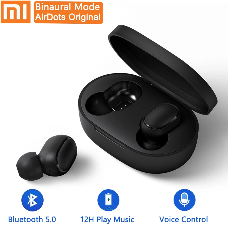 Оригинальные беспроводные наушники Xiaomi Redmi AirDots, Bluetooth 5,0, мини беспроводные наушники, DSP, Автоматическое шумоподавление, наушники