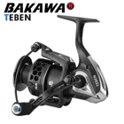 Рыболовная катушка BAKAWA TEBEN, рыболовная катушка для ловли карпа в соленой воде JL 2000-6000 15-18 кг, максимальная нагрузка 8 + 1 шарикоподшипников, более сильная металлическая катушка