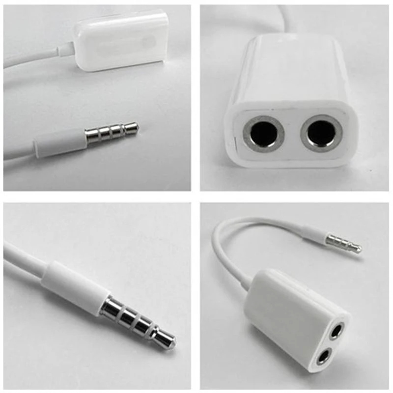 3 5 мм звуковая кабельная гарнитура разъем для наушников аудио сплиттер под