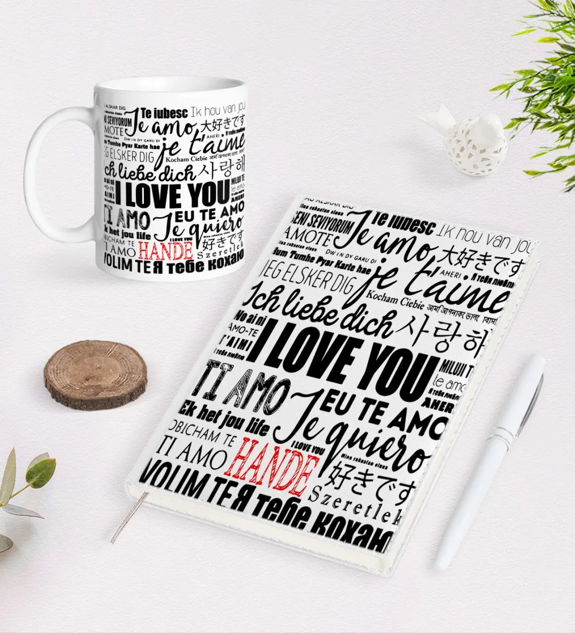 

Персонализированные ко Дню Святого Валентина 2021 Организатор ручка и кружка Seti-72