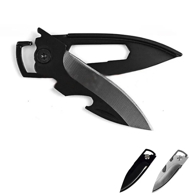 

Multifunctional EDC Knife Outdoor Self defense Mini Keychain Multi Tool Key Pocket Letter Camp Pare Peeler Peel Parcel Open