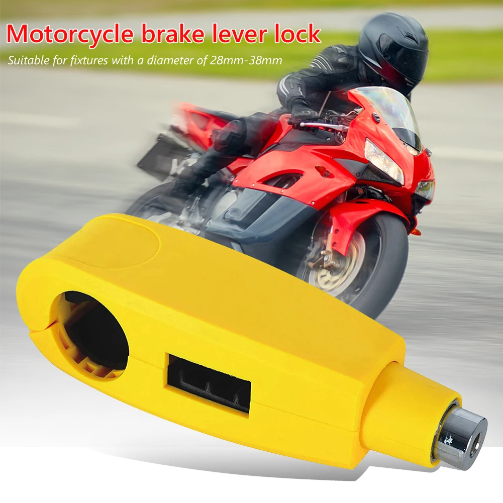 

Handlebar Handset Brake Lever Disc Locking Universal Motorcycle Handlebar Brake Lever Lock for Scooter ATV Quad Motorbike
