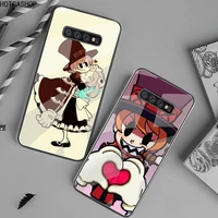 cartoon cute skullgirls peacock phone case tempered glass for samsung s20 plus s7 s8 s9 s10 plus note 8 9 10 plus