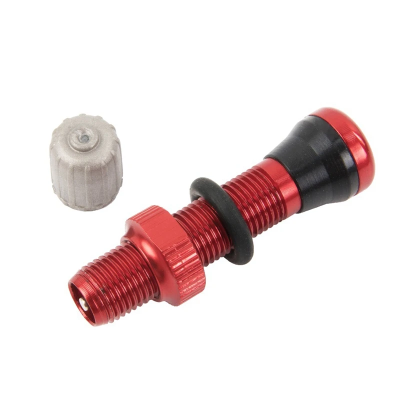 

1 Pair 40mm Tubeless Air Valve for Road Bike & MTB Tubeless Valve Stem Universal Schrader 10mm Base