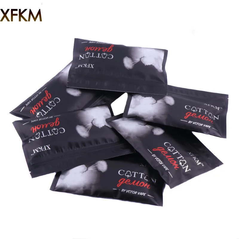 XFKM Devil 1bag/2bags RDA Cotton for RBA DIY Coil Atomizer Bacon Cleaning organic cotton | Электроника