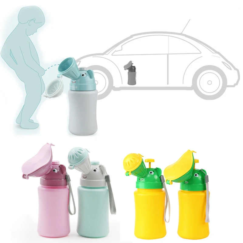 HS Portable Baby Hygiene Toilet Urinal Boys Girls Pot Outdoor Car Travel Anti-leakage Potty Kids Convenient Toilet Training