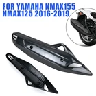 NMAX155 глушитель выхлопной трубы тепловой экран протектор теплоизоляция крышка защита для Yamaha NMAX125 NMAX 125 N MAX 155 MAX155