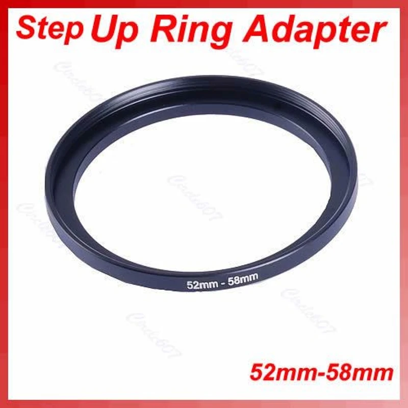 

1PC Metal 52mm-58mm Step Up Filter Lens Ring Adapter 52-58 mm 52 to 58 Stepping L4MD