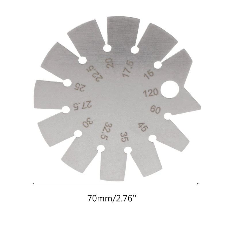 

Stainless Steel Bevel Gauge Angle Protractor Range 15-120 Gage Tools