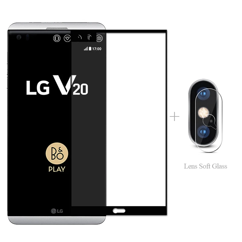 Полное покрытие закаленное стекло + Защитная пленка для камеры LG Q60 K50 K40 K30 W30 W10 G8