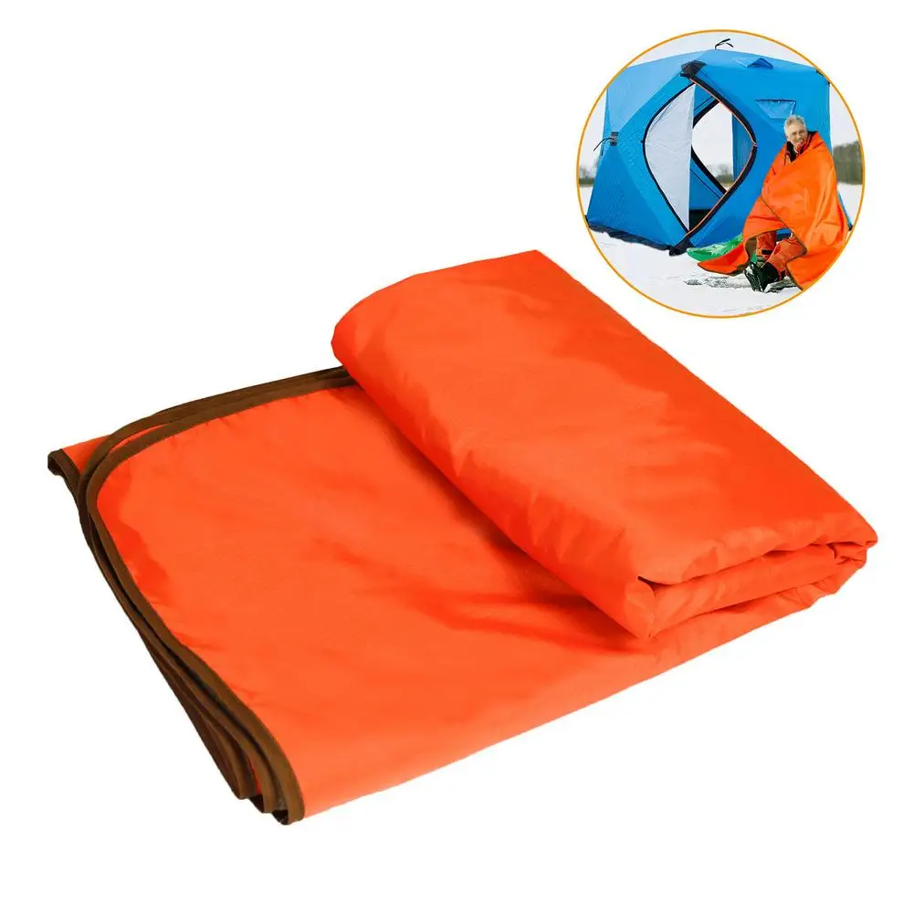

Camping Picnic Anti Wind Blanket Hiking Foldable Floor Mat Pad Outdoor Survive Emergency Warm Blankets Ground Cloth Sleeping Bag