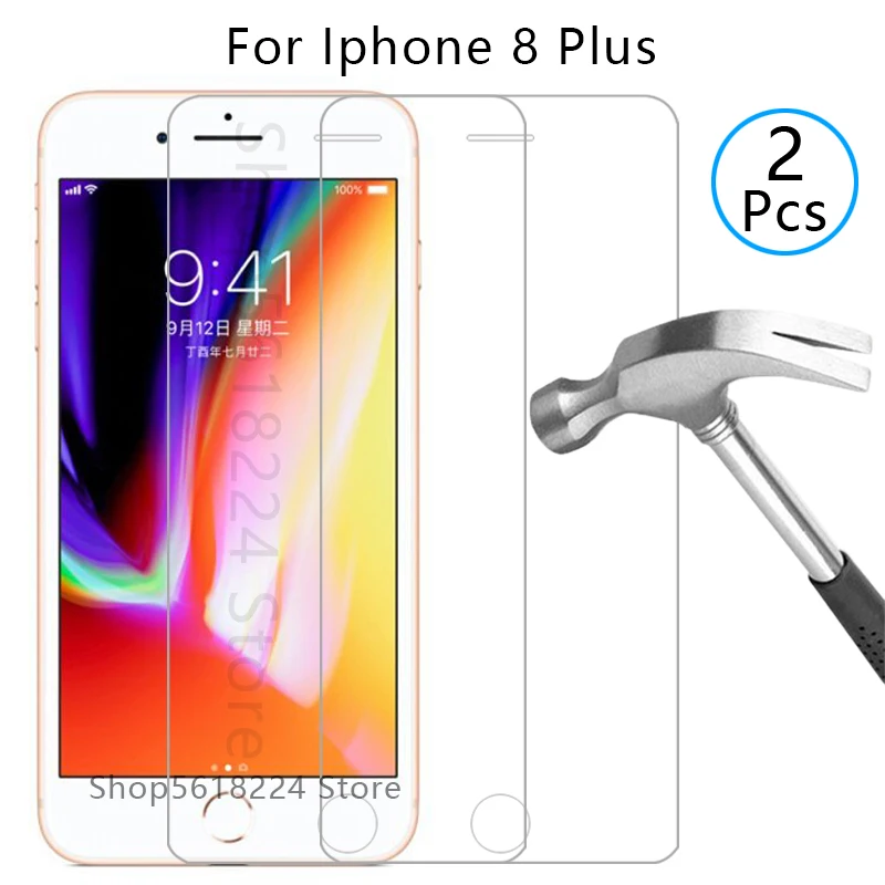 

case for iphone 8 plus cover tempered glass on i phone 8plus coque screen protector bag original iphon aphone aiphone ifone 5.5