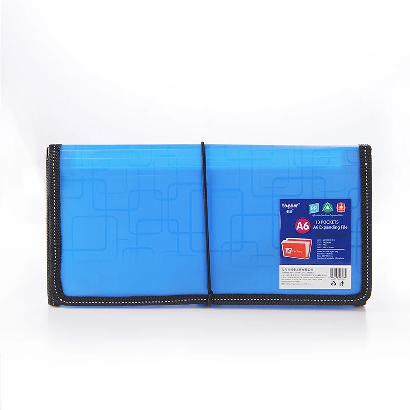 10 Color A6 Expanding 13 Pockets Accordion Folder Style Bills Receipt File Storage Paper Document Organizer Office School Supply |