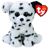 new 10 25cm ty big eyes pea velvet dalmatian fox chihuahua pug giraffe doll animal toy collectible boy girl birthday gift
