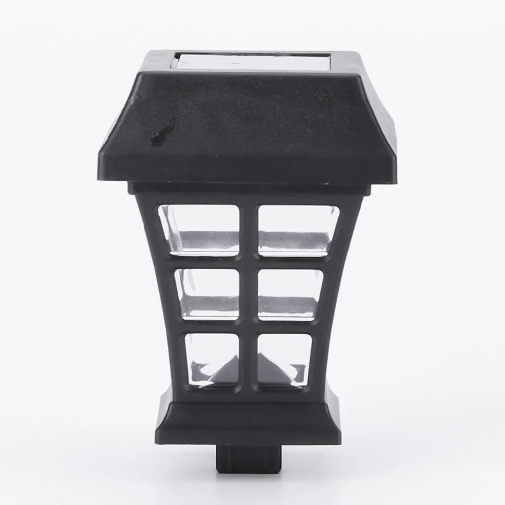 10pcs solar lawn lighting Waterproof Newest hot sale Outdoor Solar powered LED Garden Yard Bollard Pillar Light Post Lamp June 8 | Лампы и