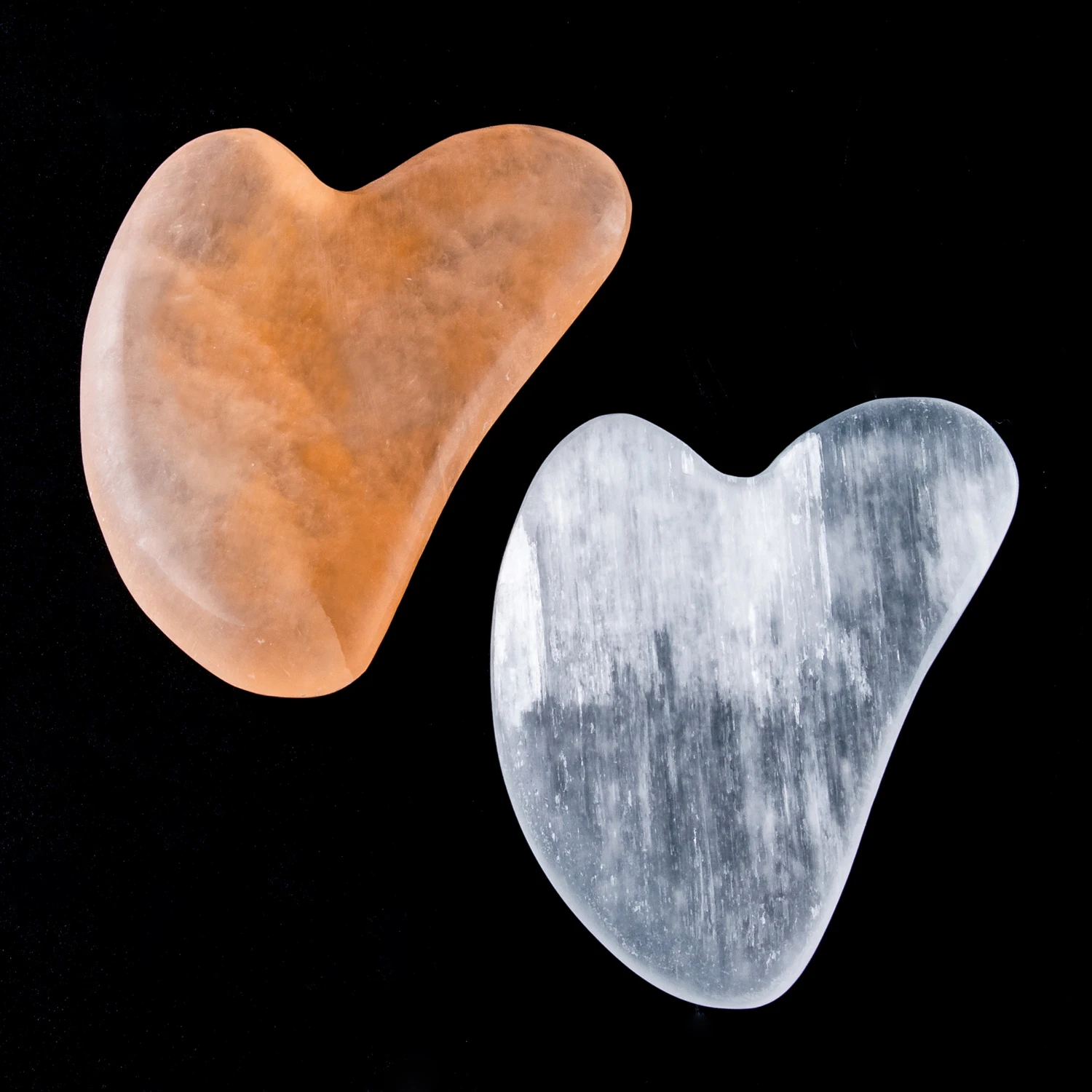 Массажная доска с селенитовым камнем Guasha для лица шеи спины тела заботы о