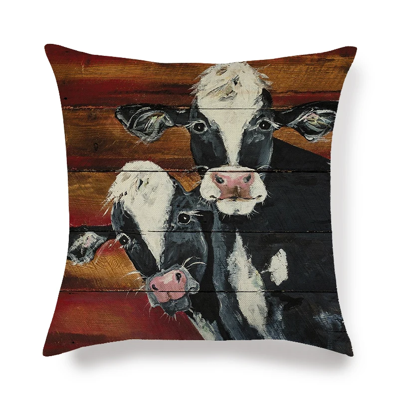 45 см * супер чистая ферма ВЕТЕР КОРОВА узор Супер мягкий пледы наволочки диванные