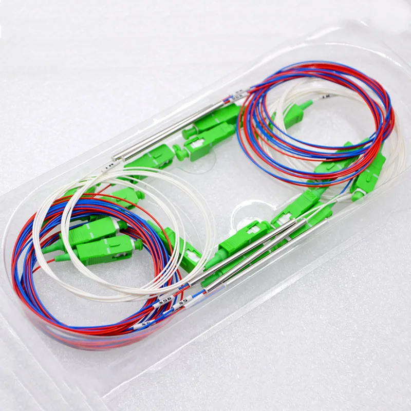 10 шт. Новый горячий 1:2 конический тип SC/APC оптический волоконный сплиттер