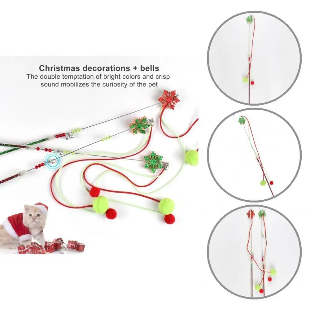 

Cats Toy Pet Kitten Teaser Stick Toys Kitten Wand Relaxing Cats Stick