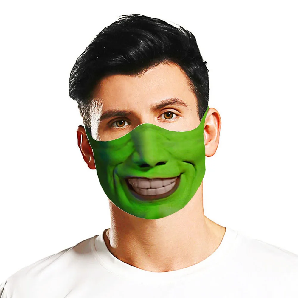 Забавная маска для косплея на Хэллоуин женщин и мужчин многоразовая взрослых с