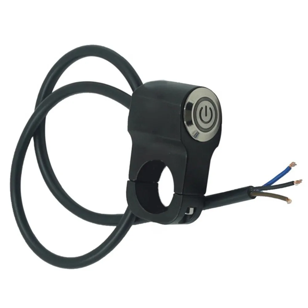 

Motorcycle Switch Push Button Alloy Handlebar Switch Moto Accessories On/Off Headlight-Hazard-Fog Red LED Motobike Light Switch