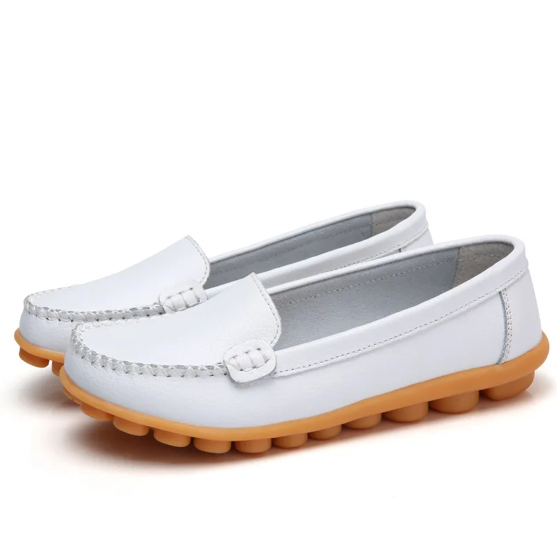 Женская обувь на плоской подошве женская из натуральной кожи сезон осень женские