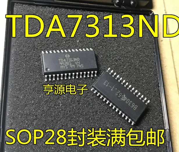 Лучшее качество 5 шт. TDA7313ND SOP 28 TDA7313D SOP28 TDA7313 новые и оригинальные|Запасные части| |
