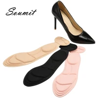 soumit 5d soft sponge insoles pad heel back protector high heel orthotic insoles insert pad anti slip inner sole for women