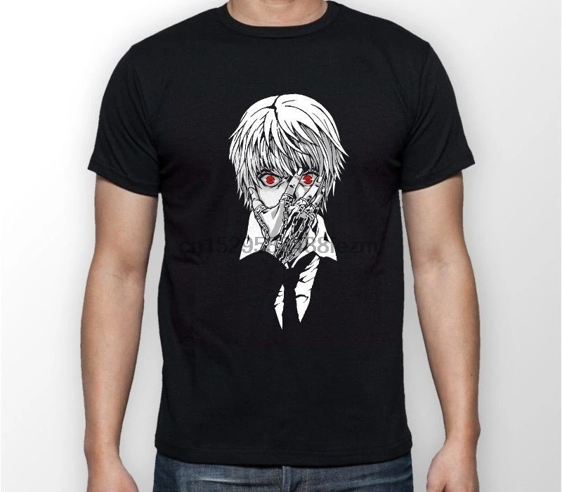 Мужская модная футболка Kurapika HXH Hunter X хлопковая с аниме летние рубашки|Мужские