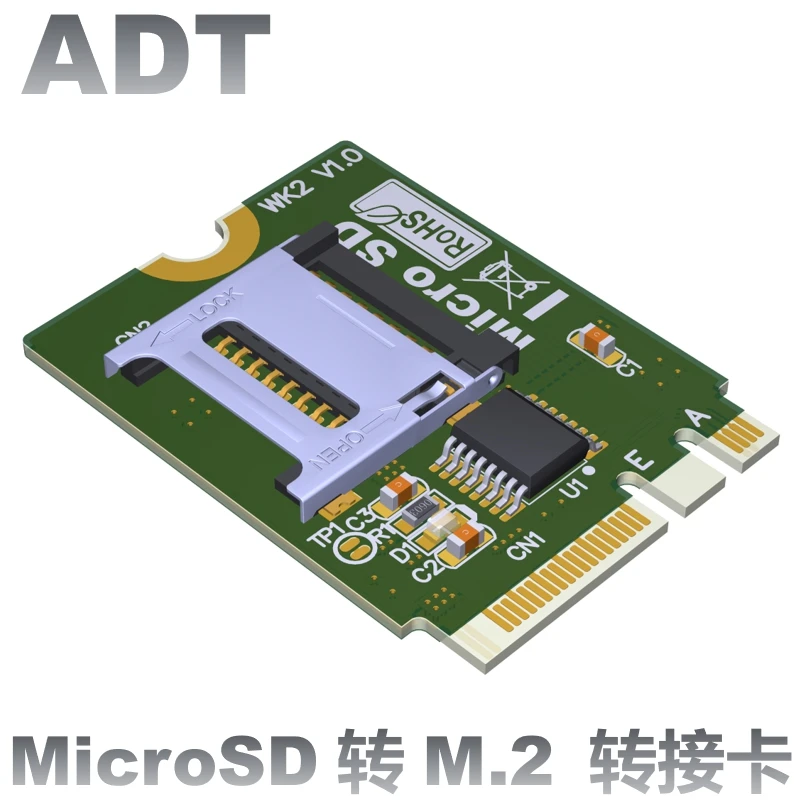 1 шт. M2 NGFF Key A.E WIFI слот для Micro SD SDHC SDXC TF кардридер t-flash карта M.2 A + E комплект