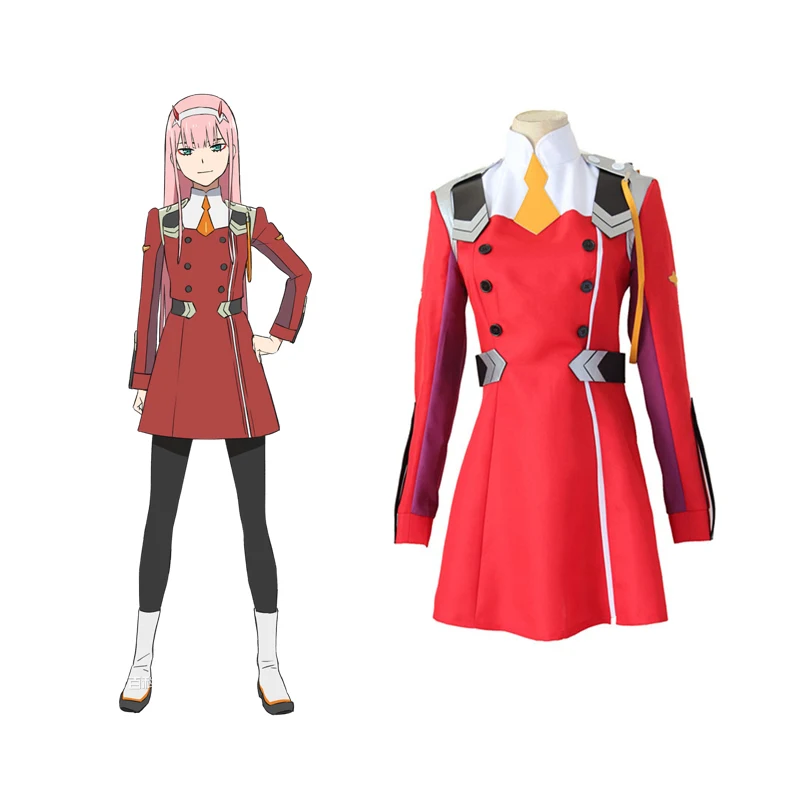 Японское аниме Дарлинг в франкс ноль два школьная форма COS Одежда Хэллоуин