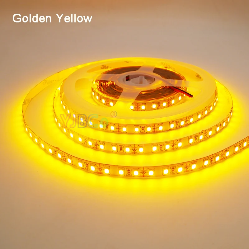 Высокий светильник 5 м DC12V 2835 SMD 120 светодиодный s/M IP20 гибкая светодиодная лента светильник белый/теплый белый/синий/голубой/золотой/желтый