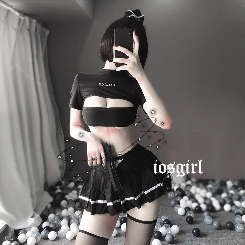 Женское сексуальное нижнее белье для полицейской формы экзотические костюмы