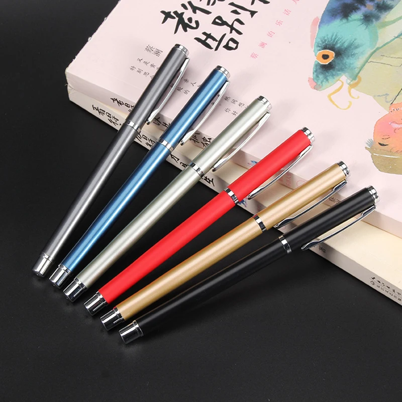Необычные металлические кастомные гелевые ручки милые канцелярские товары