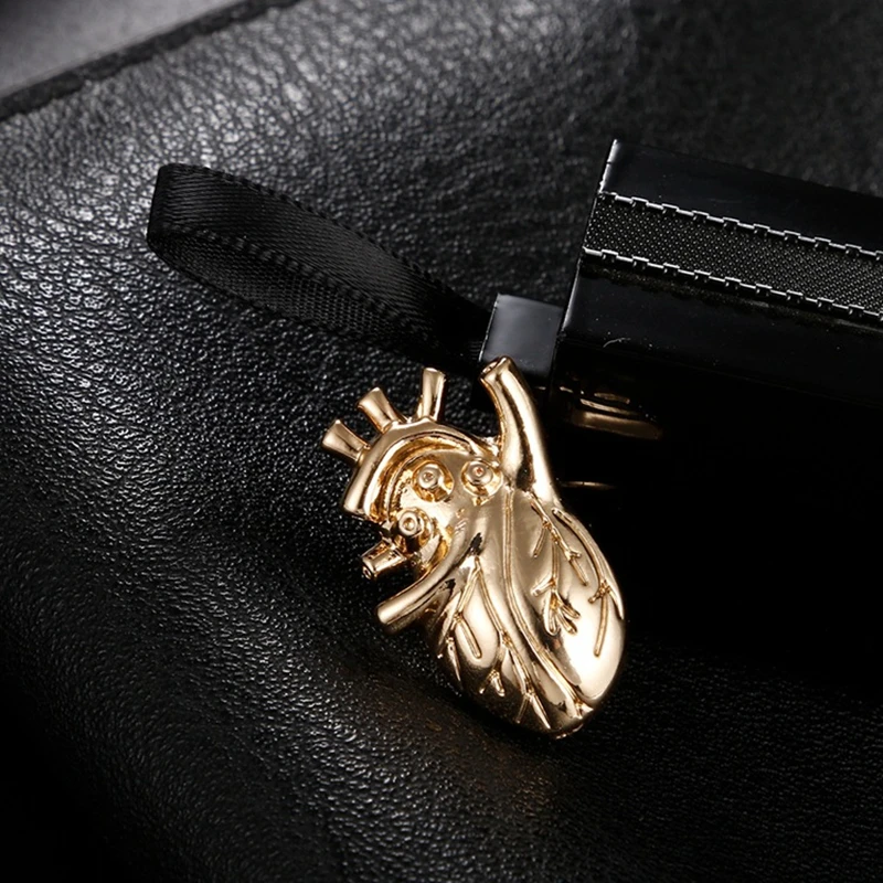 Красные эмалированные Броши с сердечком для женщин и мужчин больница клиника