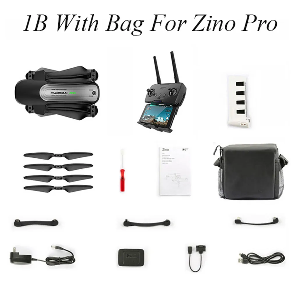

Hubsan ZINO PRO GPS 5G WiFi 4KM FPV With 4KHD Camera 3-Axis Gimbal RC Quadcopter