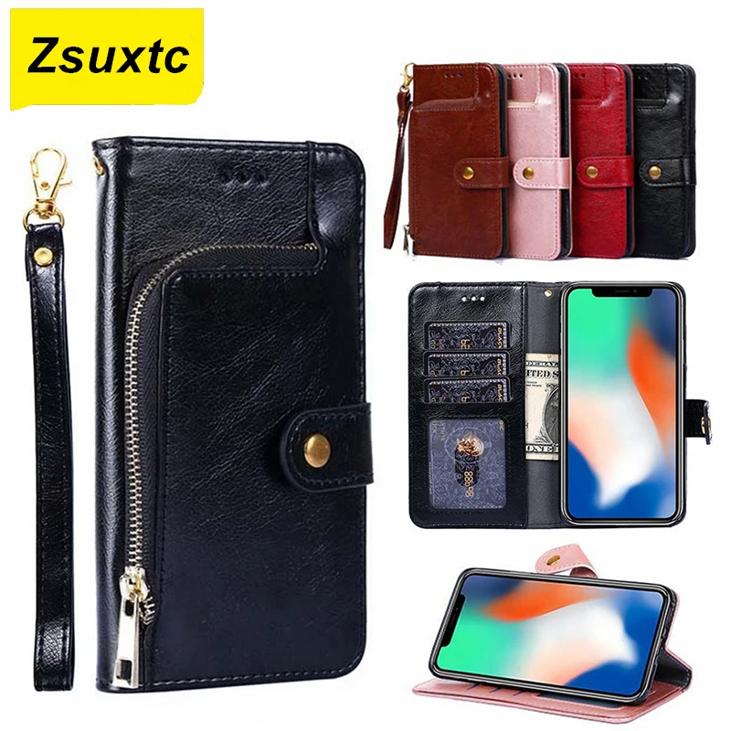 

Zipper Bag Phone Case For Sharp Sense 3 Plus Zero 5G Basic DX SHG02 Aquos Ep3 Sumaho 5 PU Leather Flip Cases Wallet Cover
