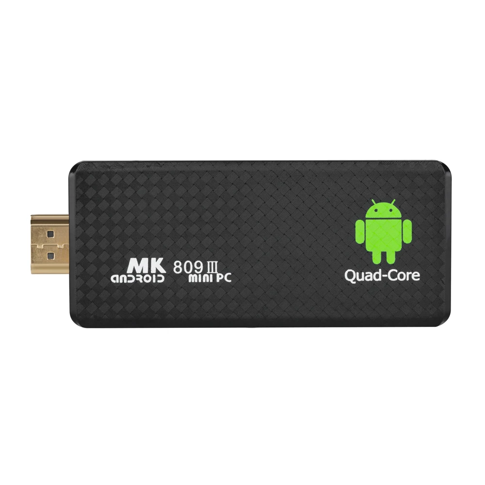 Free Shipping MK809 III Quad core RK3188 android tv stick 2GB RAM 8GB ROM bluetooth wifi Mk809III Mini PC dongle Android 4.4.2 |