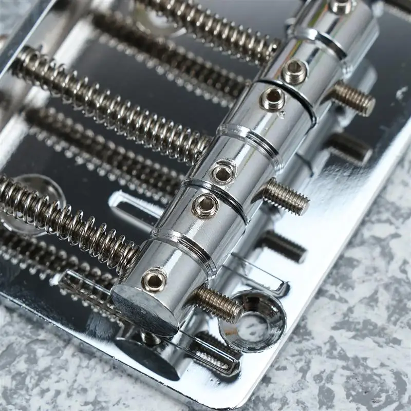 1 комплект гитарный мост GA1022 прочная 5 струнная Натяжная пластина гитара Bridg