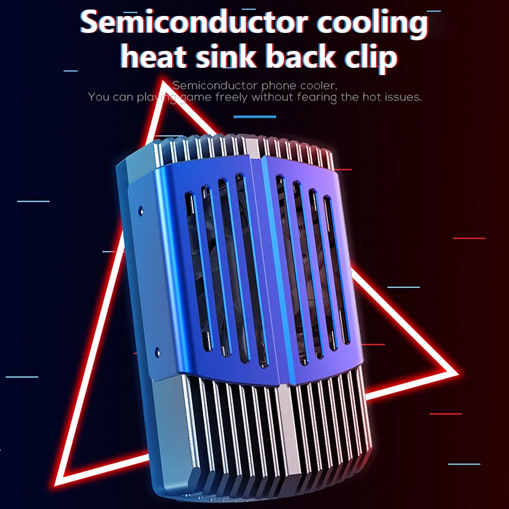 

Phone Cooling Fan Adjustable Cooler Smartphone Live Streaming Radiator Low Noise Heat Sink Cooling Supplies Tarnish