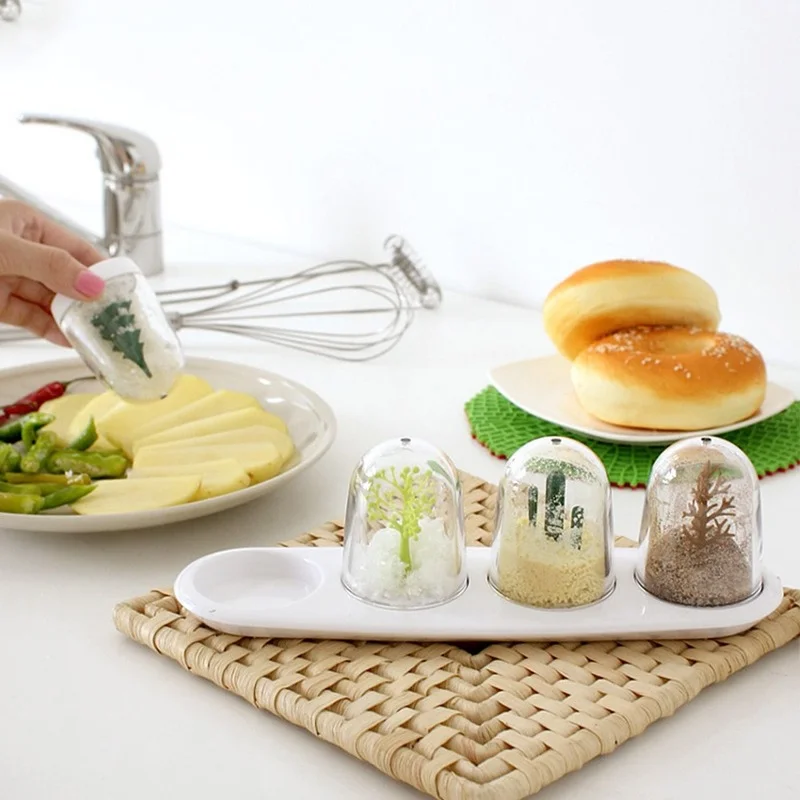 Баночка для специй 4 шт. четыре сезона креативная бутылка приправ с животными