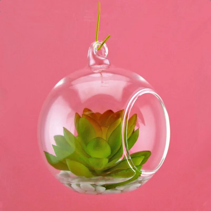 

18pcs/pack Diameter=10cm Middle Size Hanging Glass Globe Terrarium Vase Home Decorative Handmade Wedding Friend Favor Gift