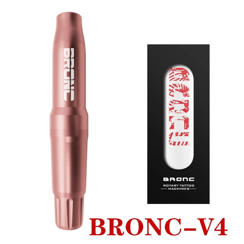 2020 Bronc-V4 Ротари Машина татуировки ручка Швейцарский двигатель мощный тихий для