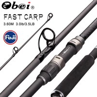 obei purista carp fishing rod carbon fiber fuji spinning rod pesca 4 25lb power 40 160g 3 60m hard pole surf rod