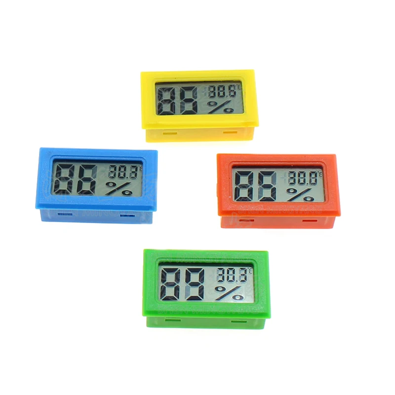 

Mini Digital Temperature Convenient Sensor Humidity Meter Sensor Fridge Thermometer Hygrometer Portable LCD Gauge Indoor Outdoor