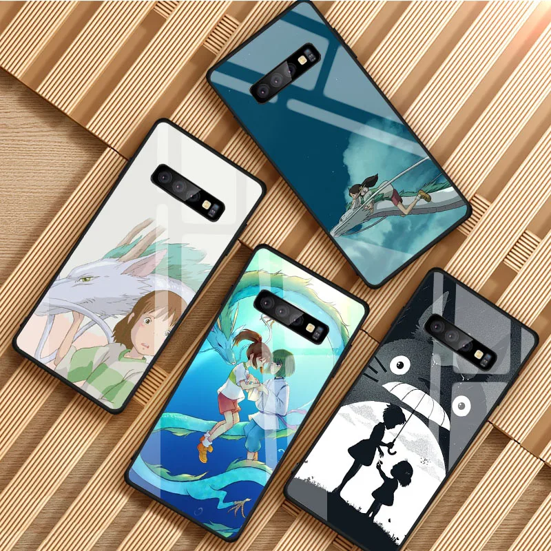 Чехол из закаленного стекла сделай сам с изображением спиритов для телефона Samsung